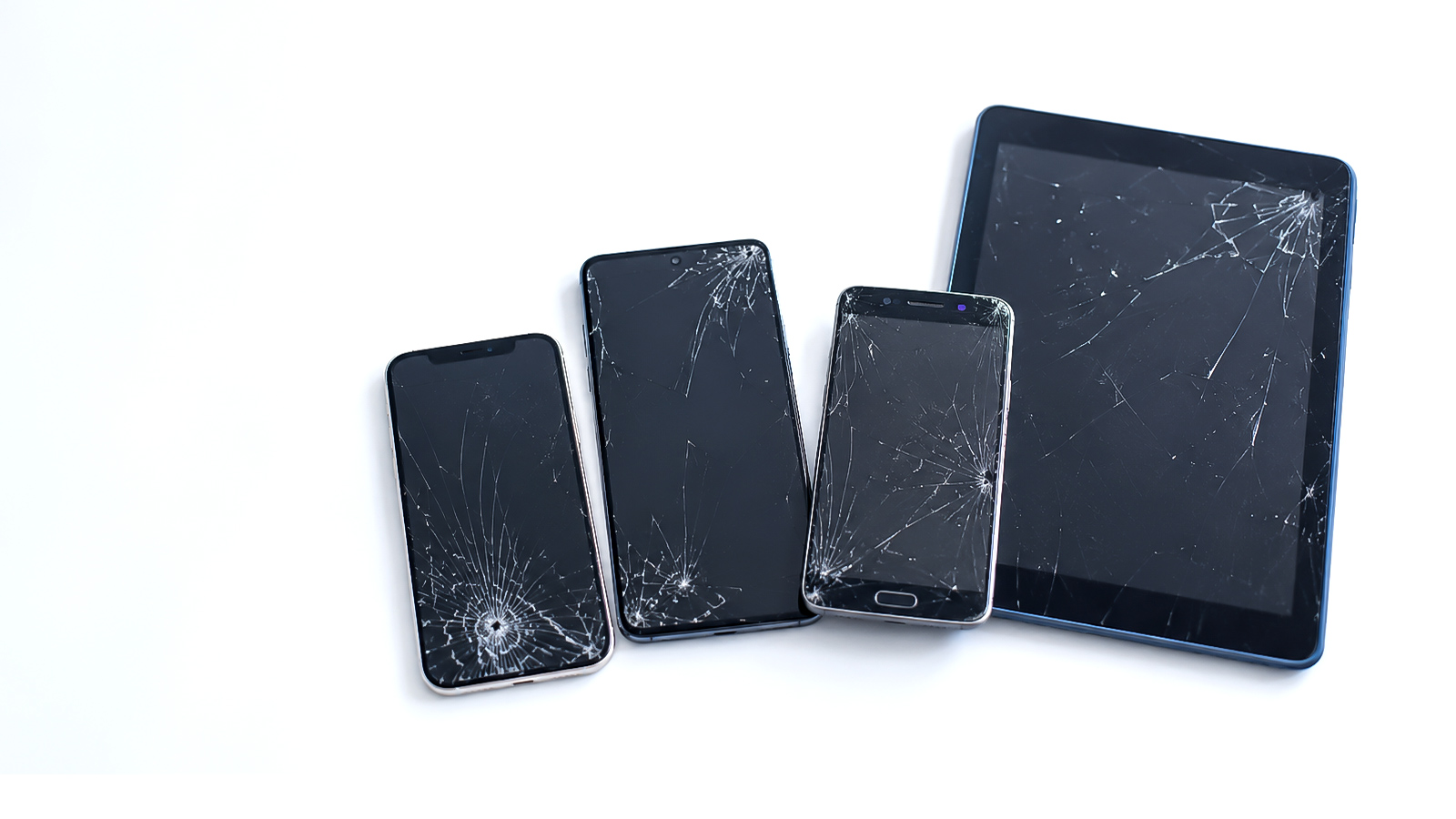 壊れたスマホの買取イメージ