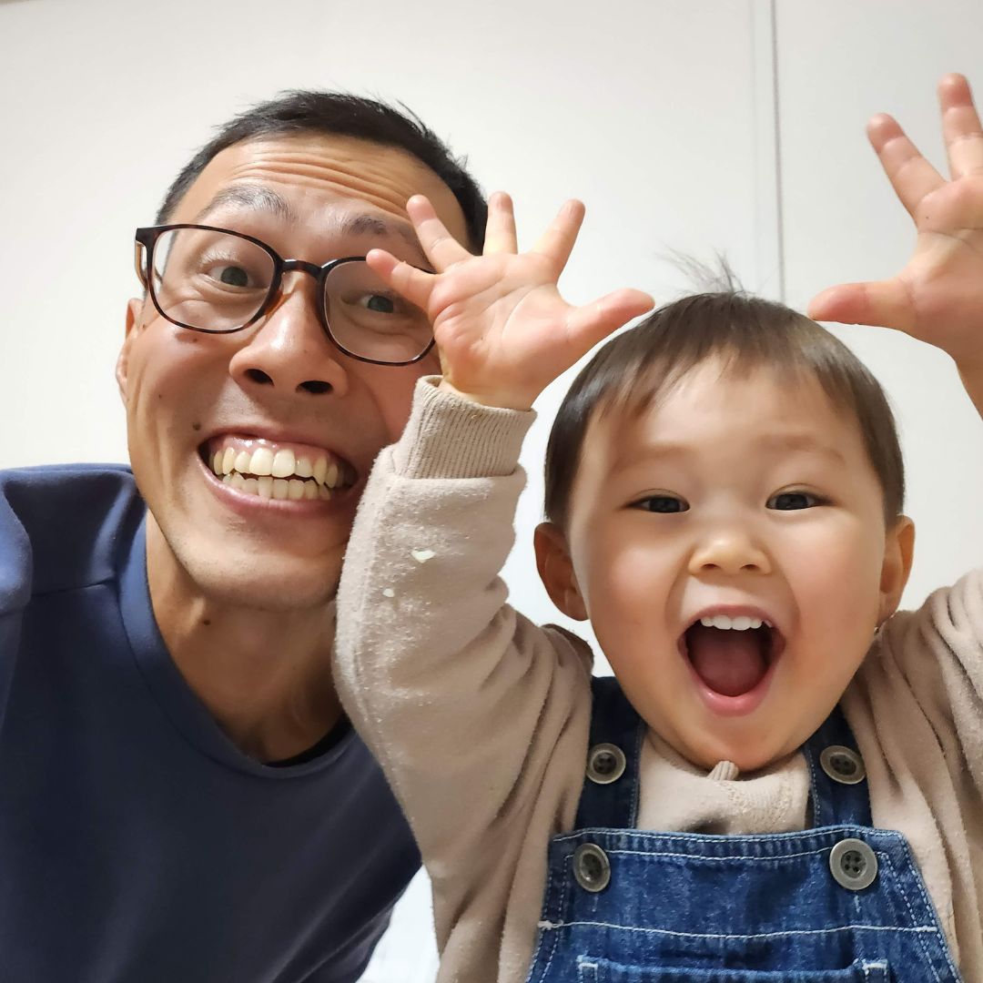 落合トレーナーのプライベート写真