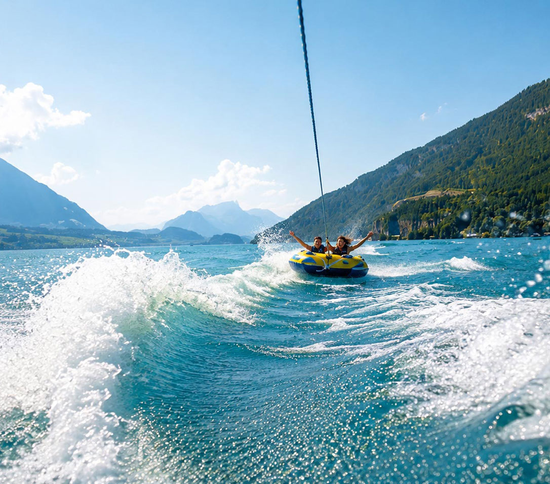 FunTube auf dem Thunersee bei Interlaken