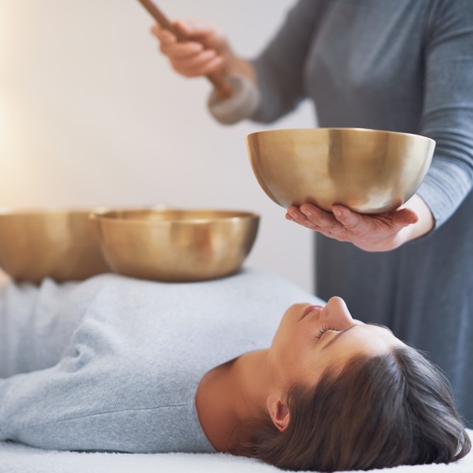 Klangschalen Massage