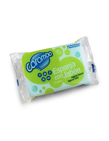 Esponja con jabón de Caramba