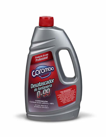 Desatascador para fontanería de Caramba