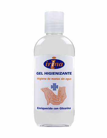 Gel a base de alcohol de Irina