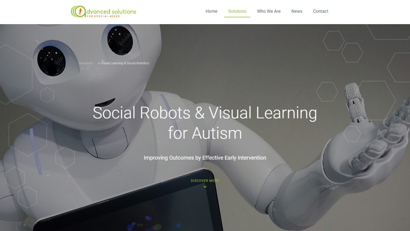 Advanced Solution for Special Needs - Website preview