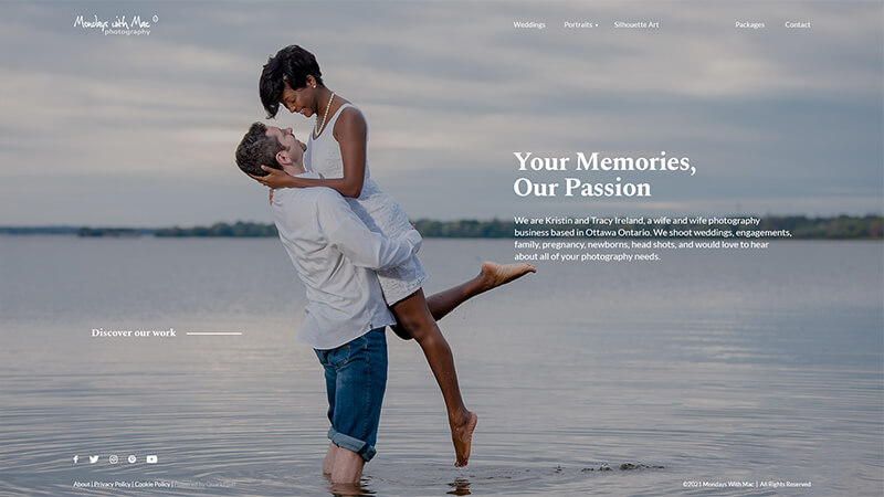 Mondays With Mac Photography - website preview image