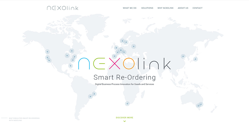 NexoLink - Website design preview