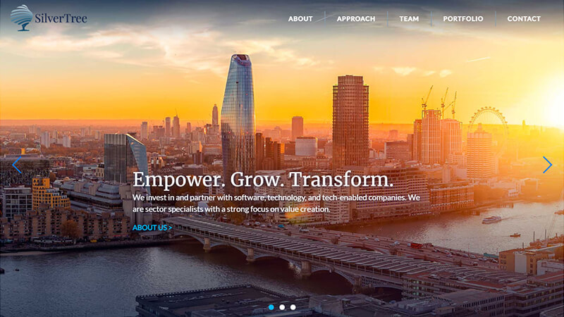 SilverTree Equity - website preview image