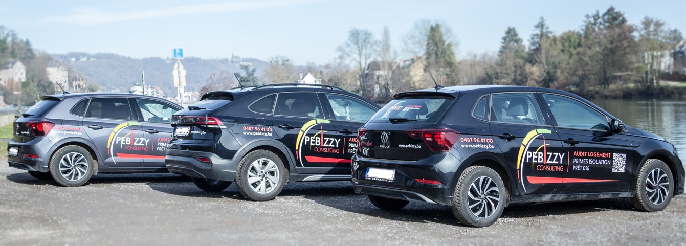 véhicules Pebizzy pour certificat PEB