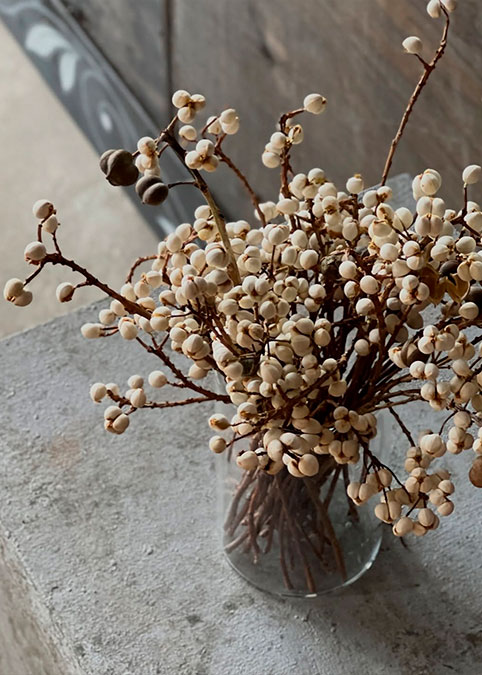 ナンキンハゼの実。リースやしめ飾りに使います♪♪♪