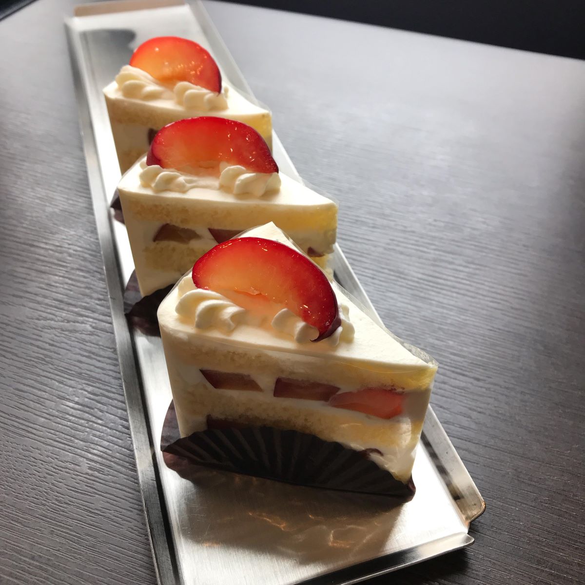 本日のショートケーキ　プラム