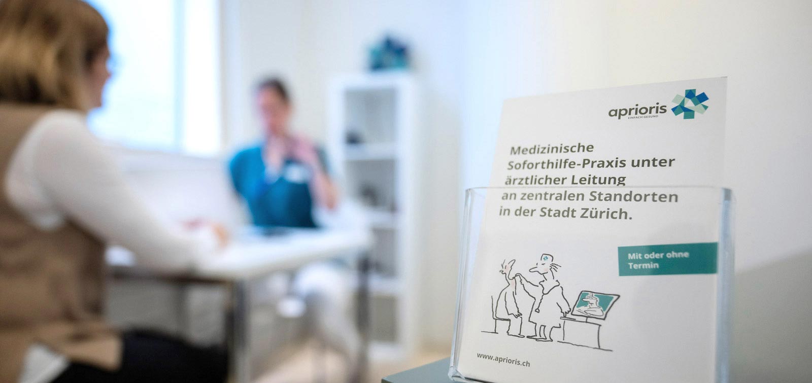 aprioris walk-in Praxis Behandlungsprozess