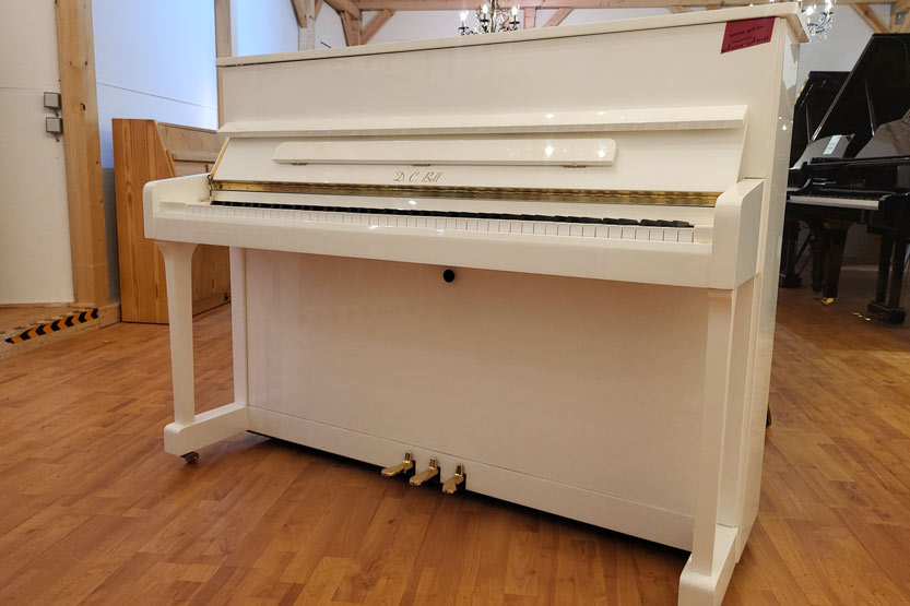Klavier D.C.Bell 112-Tradition weiss poliert