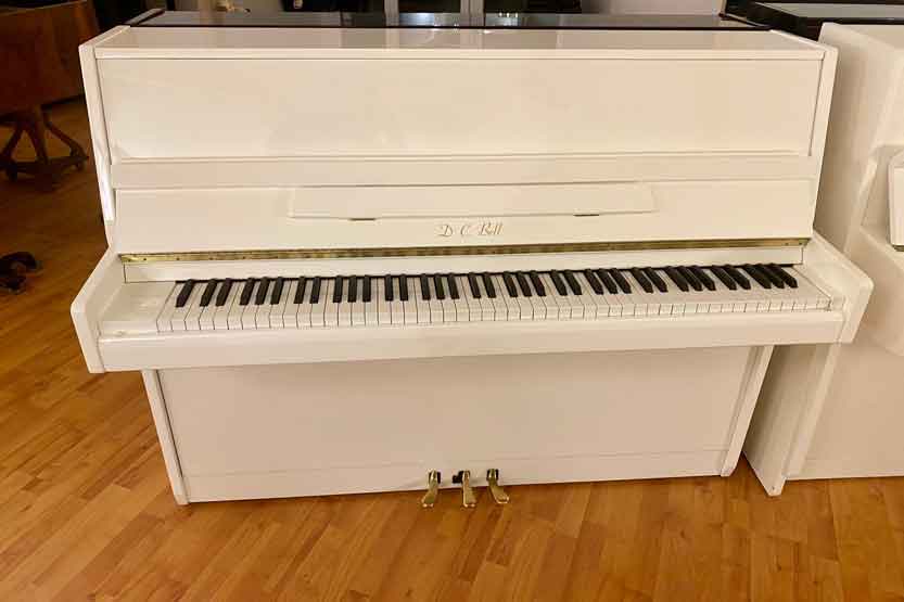 Klavier D.C.Bell 108-Modern weiss poliert