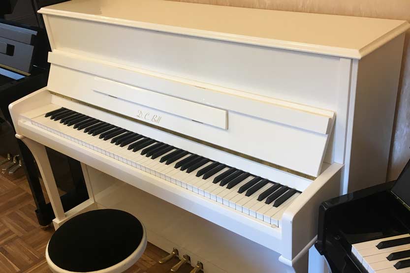 Klavier D.C.Bell 110-Klassik weiss