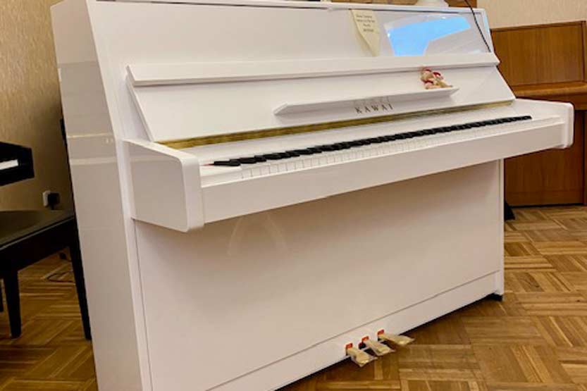 Klavier KAWAI K-15 weiss poliert atx3