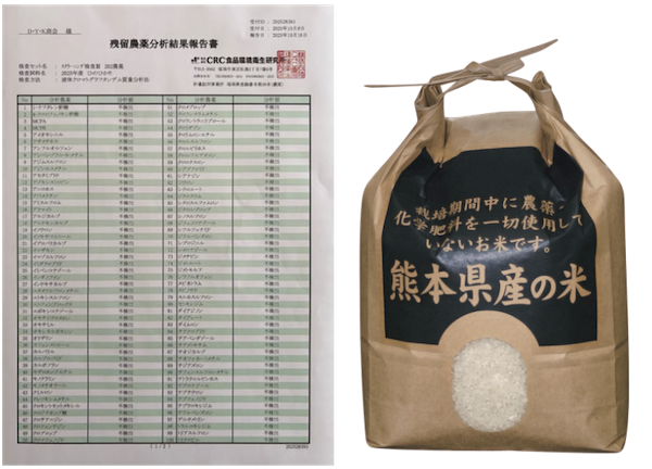 栽培期間中農薬不使用米