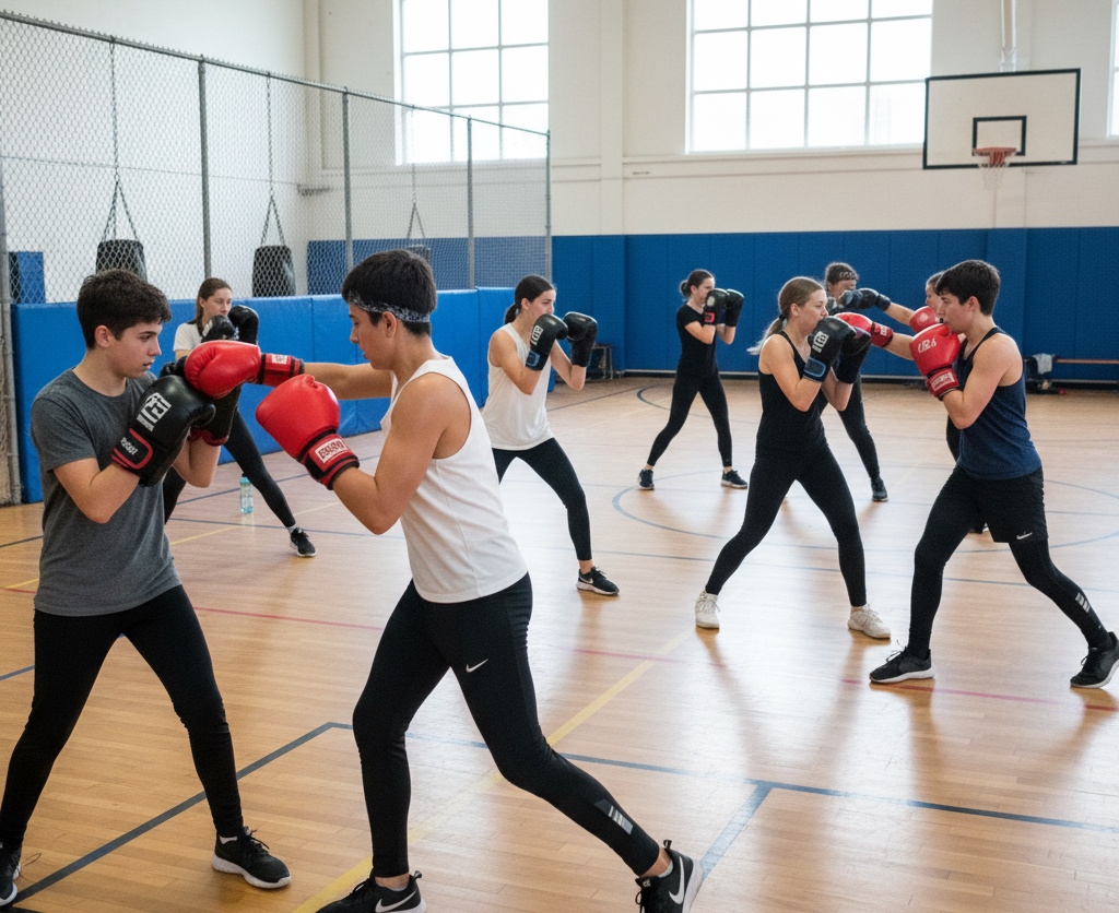 Person beim Training im Fitnessstudio