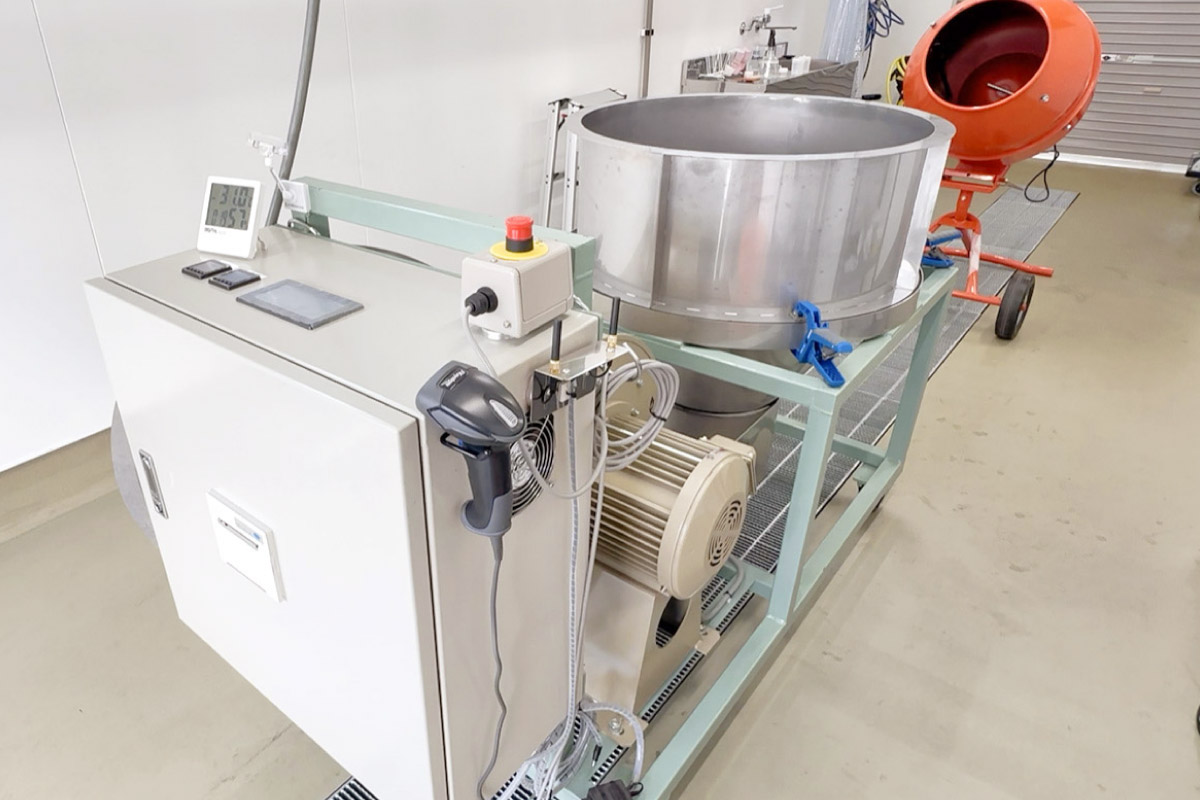 神煉 種子コーティング 加工機紹介