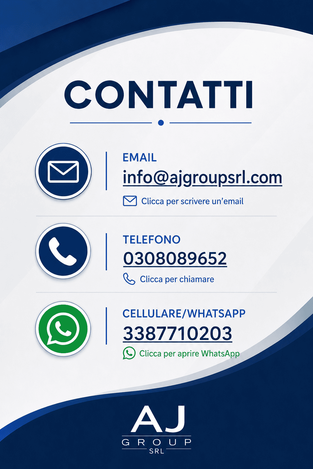 Contatti AJ Group