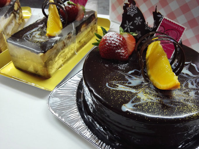 お祝いのケーキ