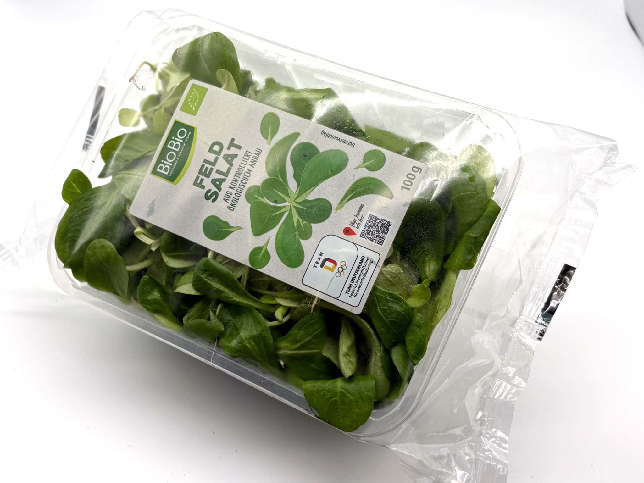 Flowpackmaschine für Feldsalat in Schale konfigurieren
