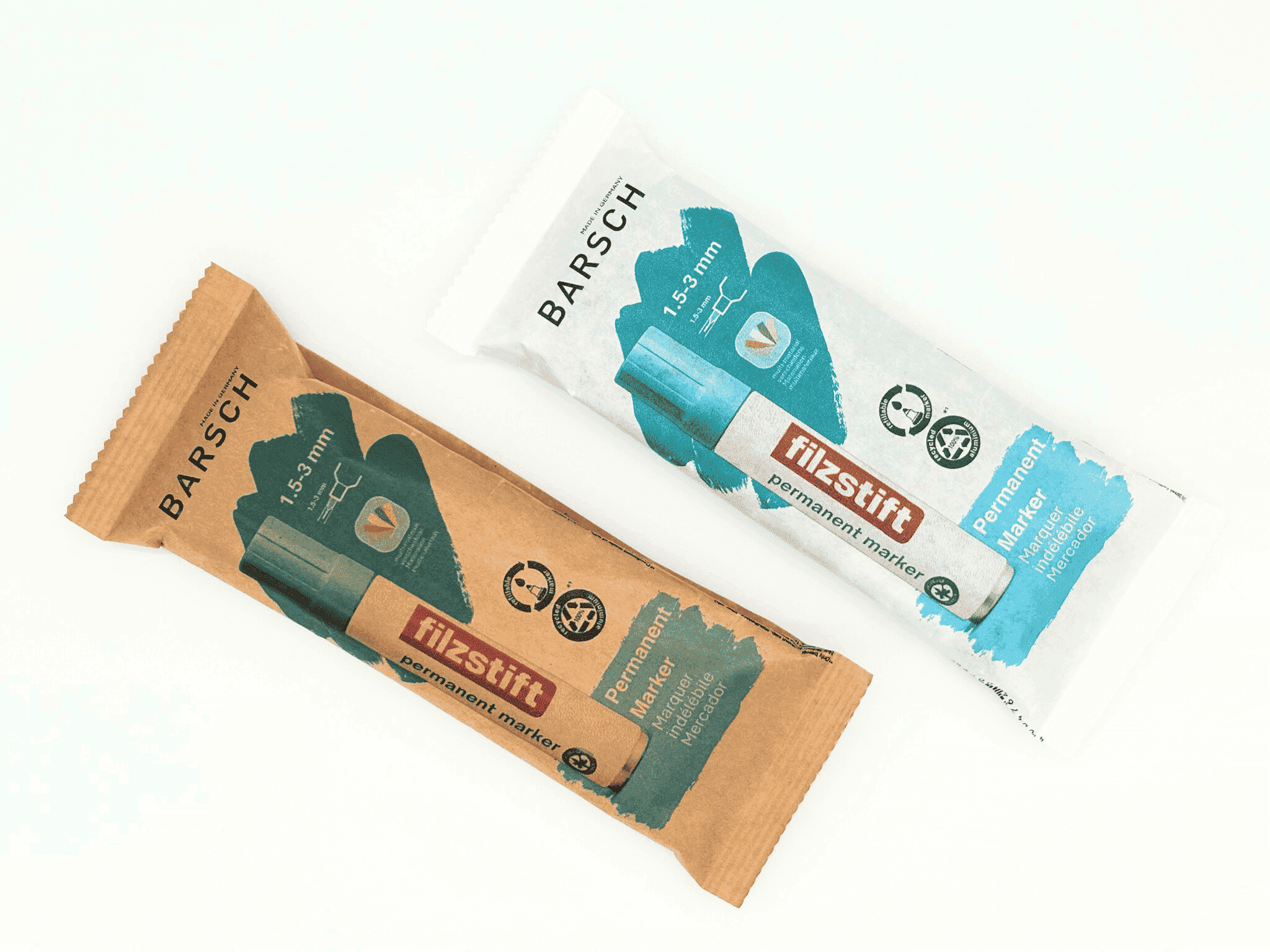 Flowpackmaschine für Filzstifte konfigurieren