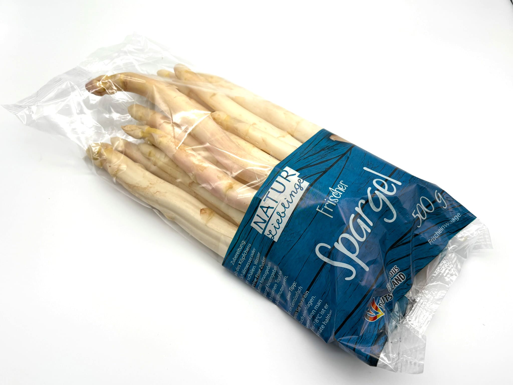Flowpackmaschine für Spargel konfigurieren