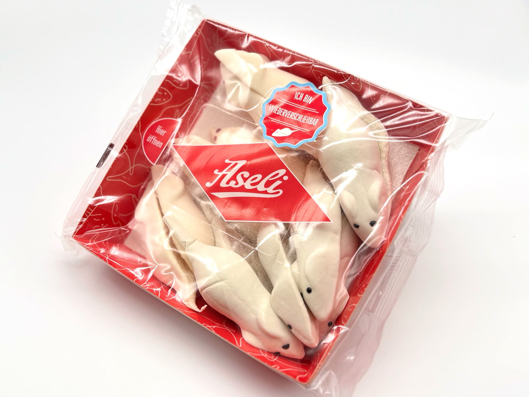 Flowpackmaschine für Schaumzuckermäuse in Tray konfigurieren