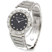 BVLGARI ブルガリブルガリ BB26SS 12Pダイヤ レディースクォーツウォッチ