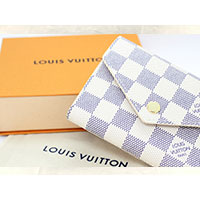 LOUIS VUITTON (ルイヴィトン) N64022 ダミエ アズール ポルトフォイユ ヴィクトリーヌ 財布