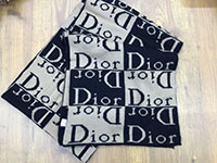 Dior(クリスチャンディオール) マフラー ロゴ ウール100% ニット