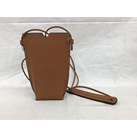 LOEWE(ロエベ) ゲートポケット ミニショルダーバッグ アナグラム ブラウン スマホショルダ