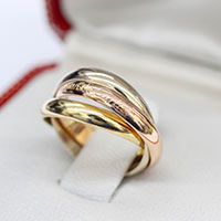  Cartier(カルティエ) トリニティリング 750 