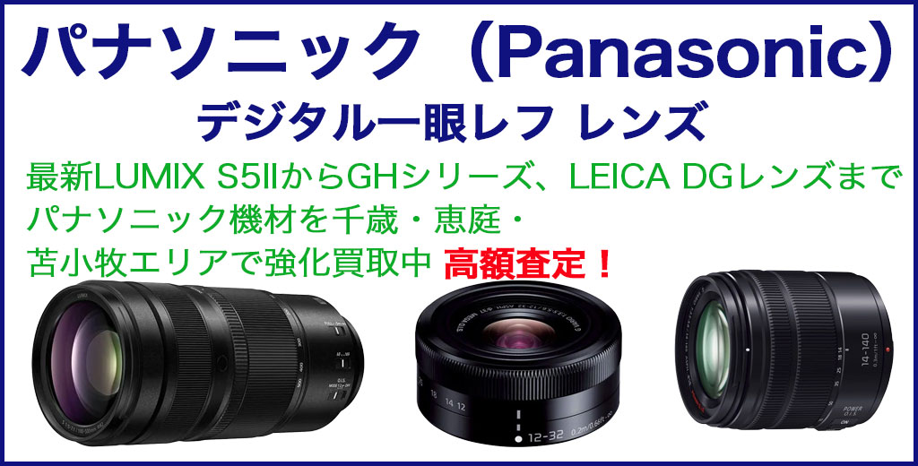 パナソニック 一眼レフ レンズ 売るなら 