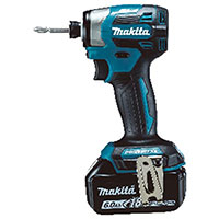 マキタ(Makita) 充電式インパクトドライバ（青） 18V バッテリ・充電器・ケース別売 TD173DZ