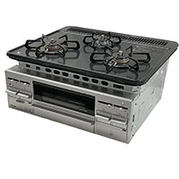 Paloma ビルトインガステーブル P1633A0WHV 都市ガス用(12A/13A)