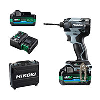  HiKOKI(ハイコーキ) 36V 充電式 インパクトドライバ アイスグレー 台数限定色 Bluetooth機能付蓄電池・2ポート充電器・ケース付 WH36DD 2XHSZ(IG)