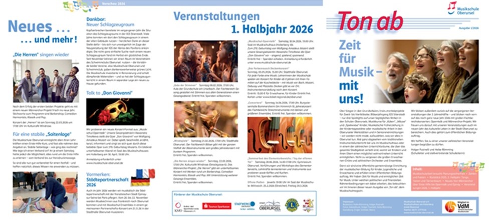 Musikschule Oberursel Magazin