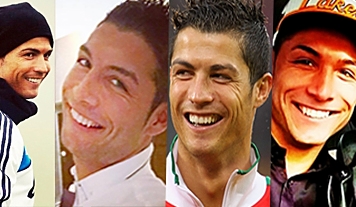 Saki als Cristiano Ronaldo Double und CR7 Doppelgänger