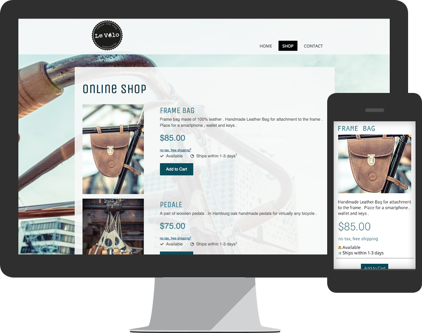 Umfangreiche Shop Funktion